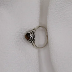 טבעת כסף 925 בשילוב אבן חן רובי