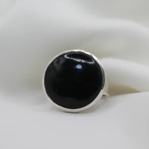 טבעת כסף בלק אוניקס