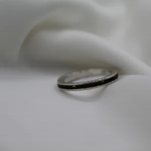 טבעת כסף בשילוב אבני חן טורמלין